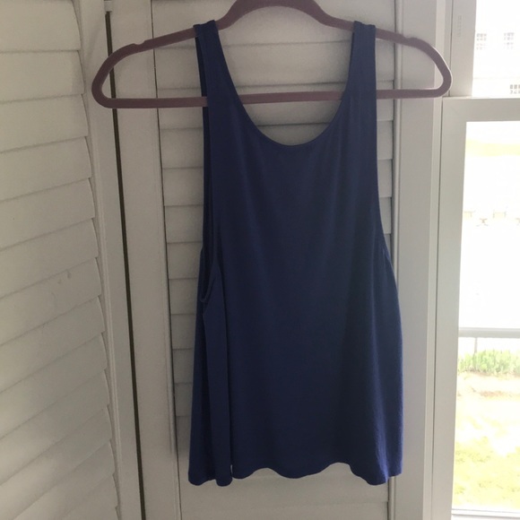 Soft sea blue tank top - Picture 4 of 4